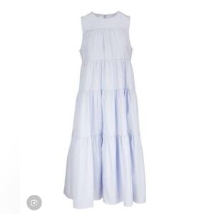 CO Glacier Sleeveless Tiered Midi Dress